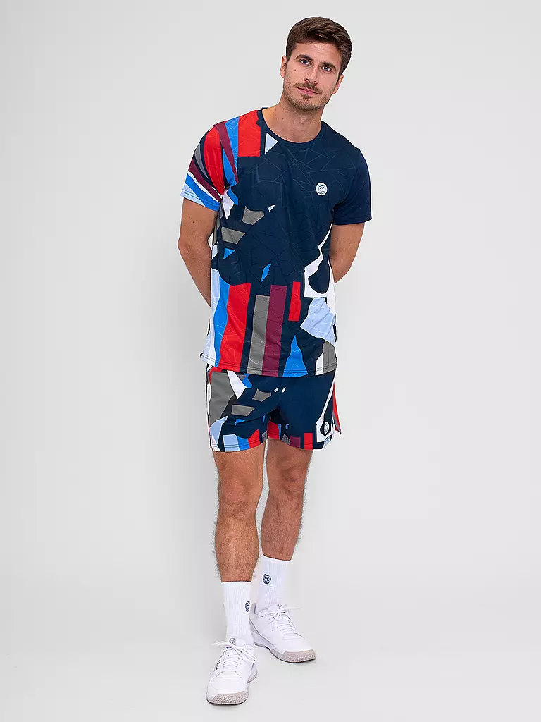 BIDI BADU | Camiseta de tenis New York para hombre | Azul oscuro