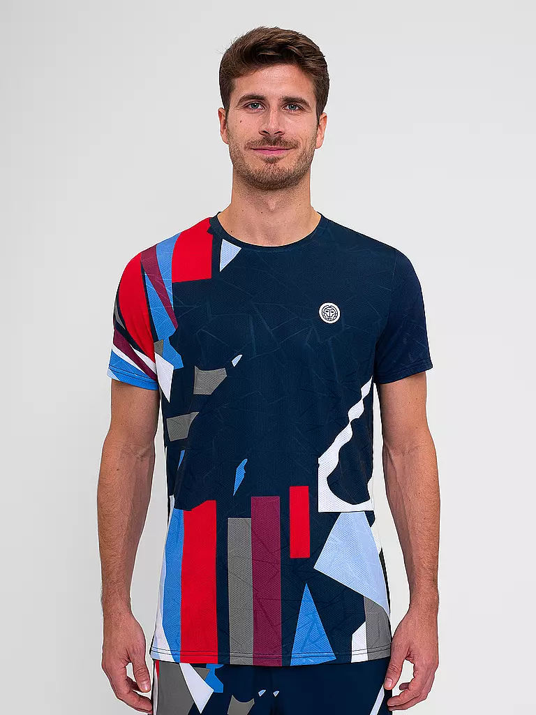 BIDI BADU | Camiseta de tenis New York para hombre | Azul oscuro
