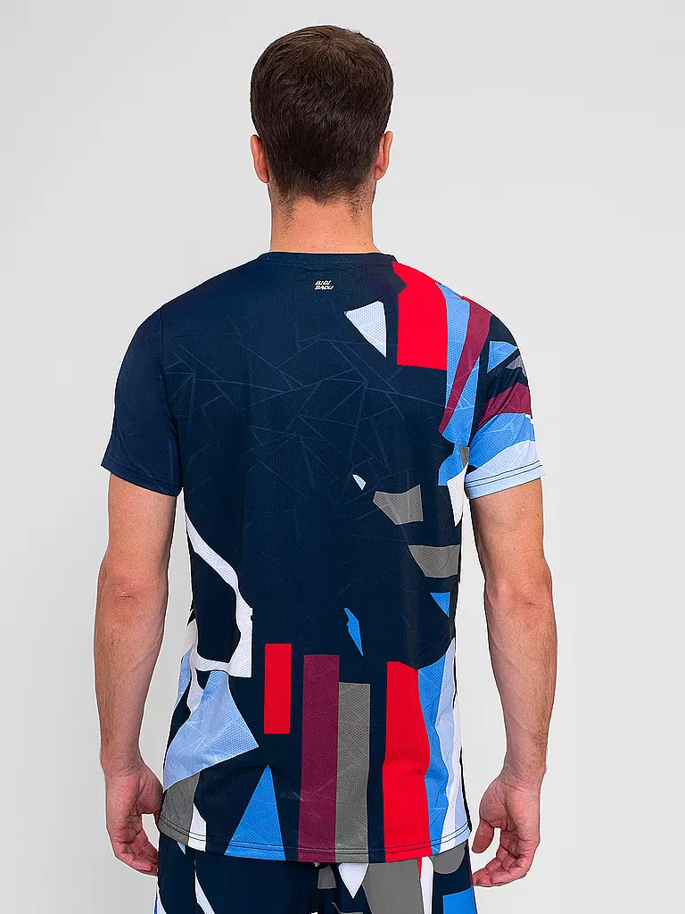 BIDI BADU | Camiseta de tenis New York para hombre | Azul oscuro