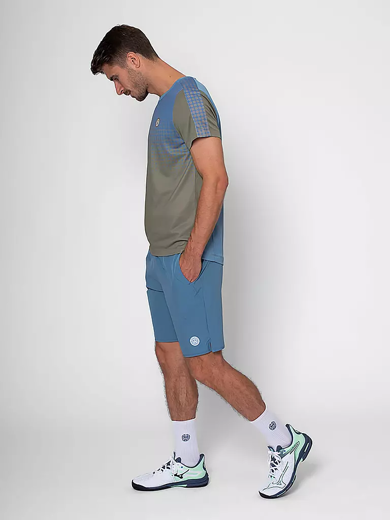 BIDI BADU | Camiseta de tenis para hombre Spectrum | Camel