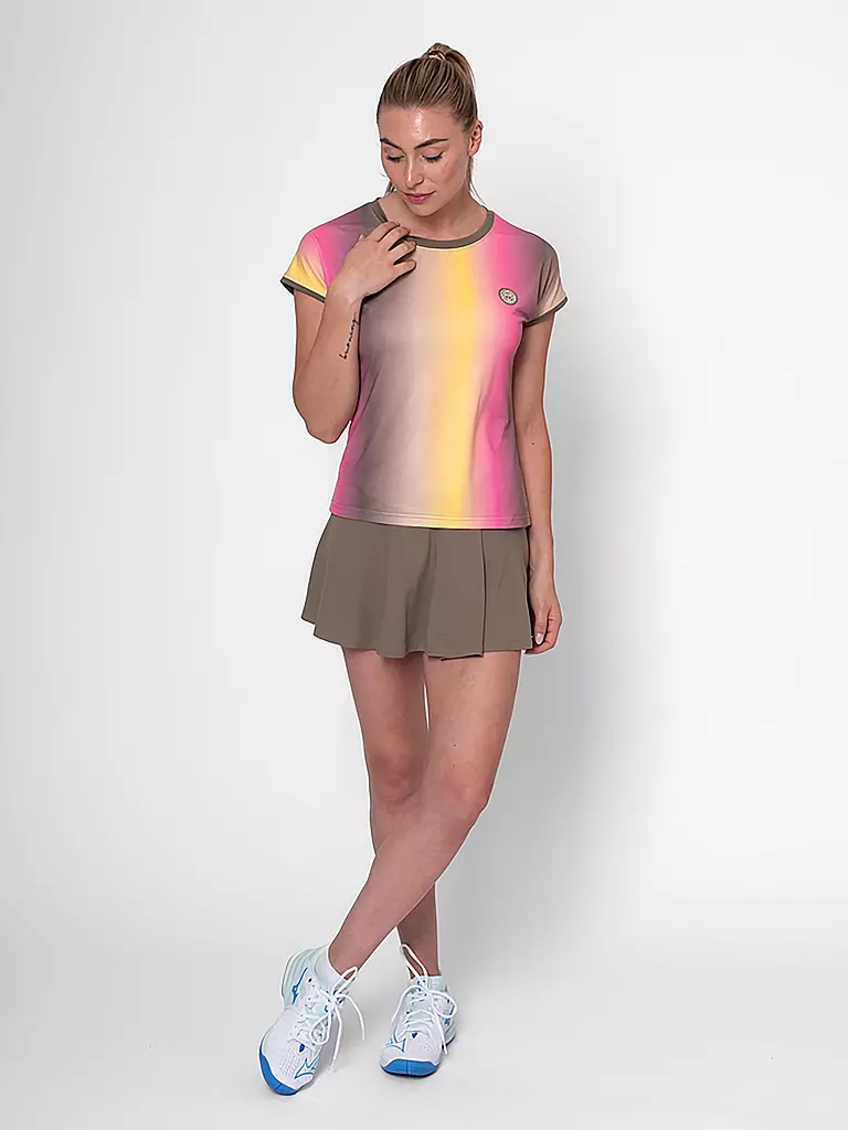 BIDI BADU | Camiseta de tenis para mujer Crew | Multicolor