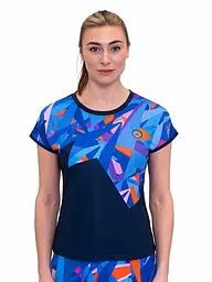 BIDI BADU | Camiseta de tenis para mujer Spike | Azul oscuro