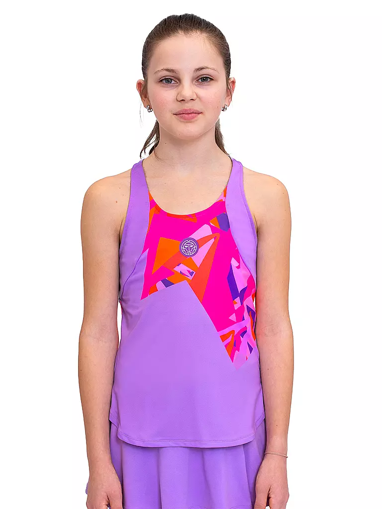 BIDI BADU | Camiseta de tenis para niña Spike | Lila