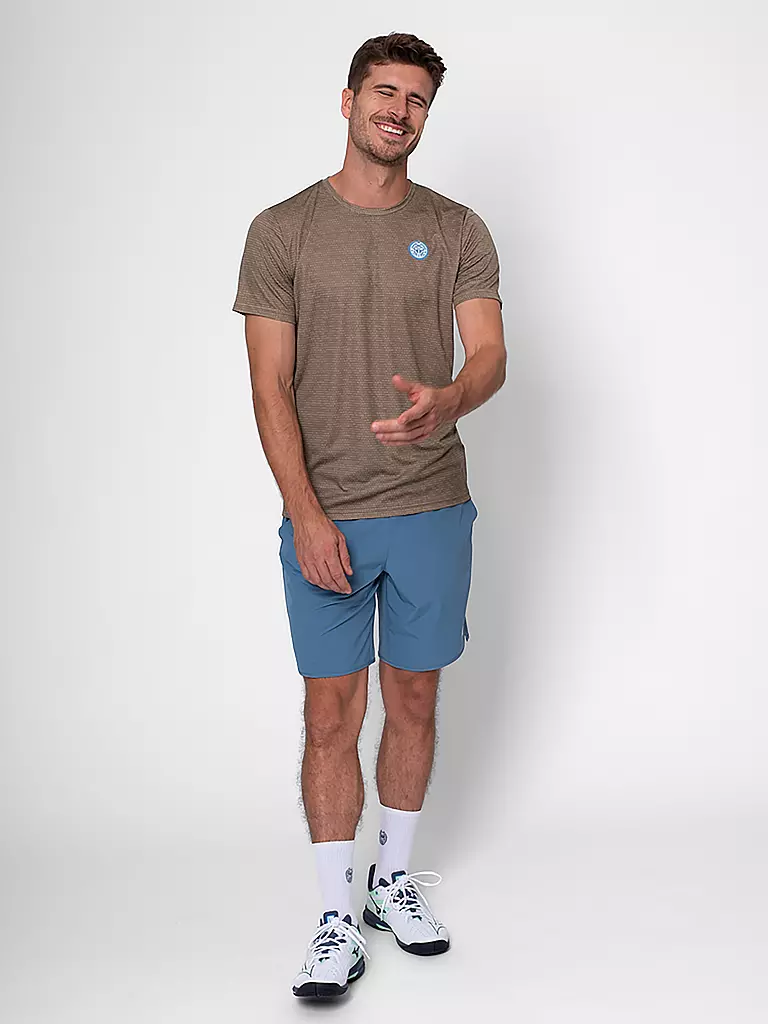 BIDI BADU | Camiseta de tenis Spectrum para hombre | Camel