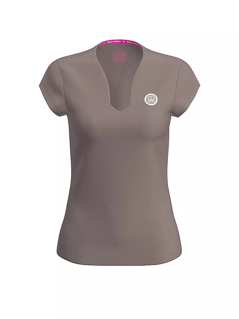BIDI BADU | Camiseta de tenis Spectrum para mujer | Camel