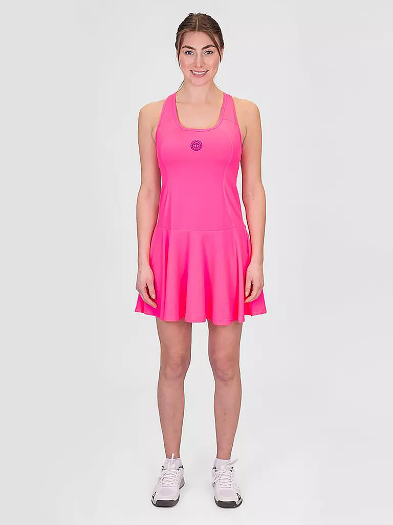 BIDI BADU | Damen Tenniskleid Crewneck | Fucsia