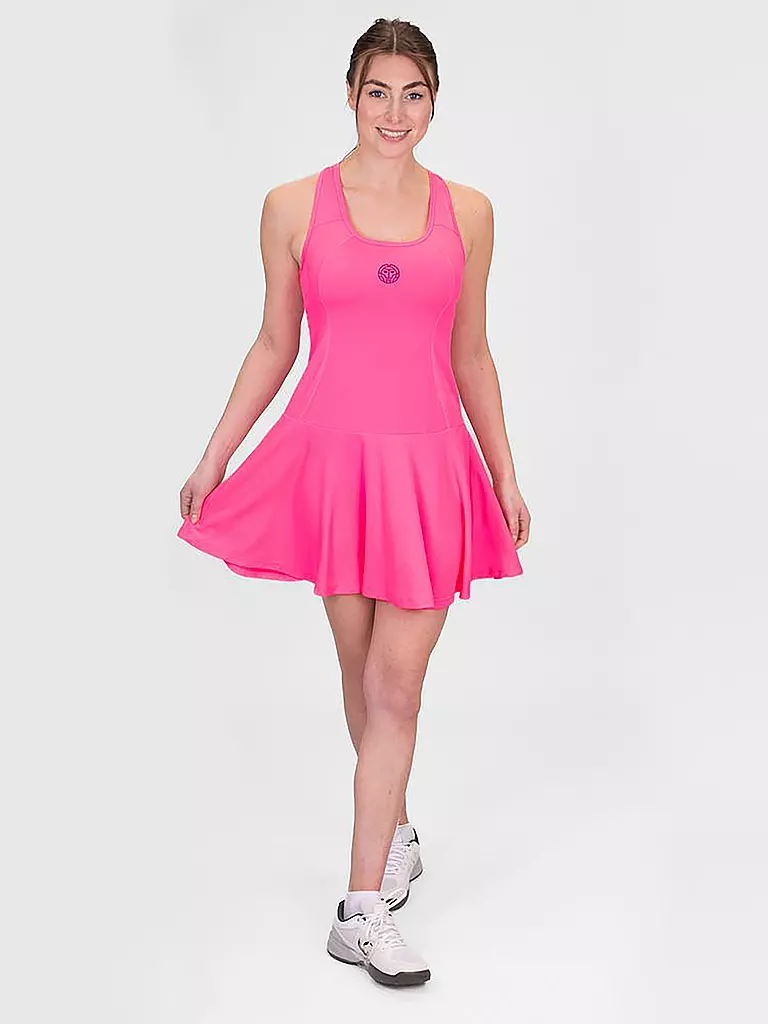 BIDI BADU | Damen Tenniskleid Crewneck | Fucsia