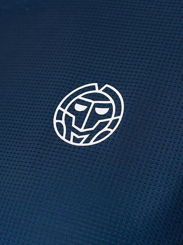 BIDI BADU | Damen Tennisshirt Beach Spirit Capsleeve | Azul oscuro