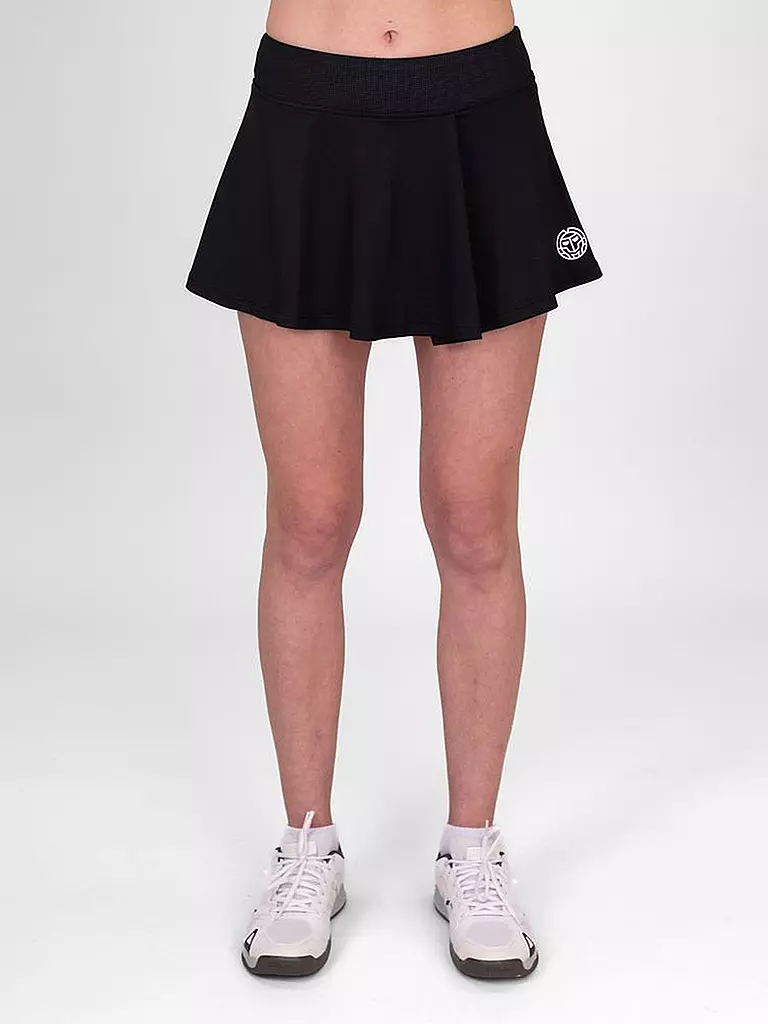 BIDI BADU | Damen Tennisskort Crew Wavy | Negro