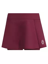 BIDI BADU | Damen Tennisskort Protected Leafs Wavy | Rojo oscuro