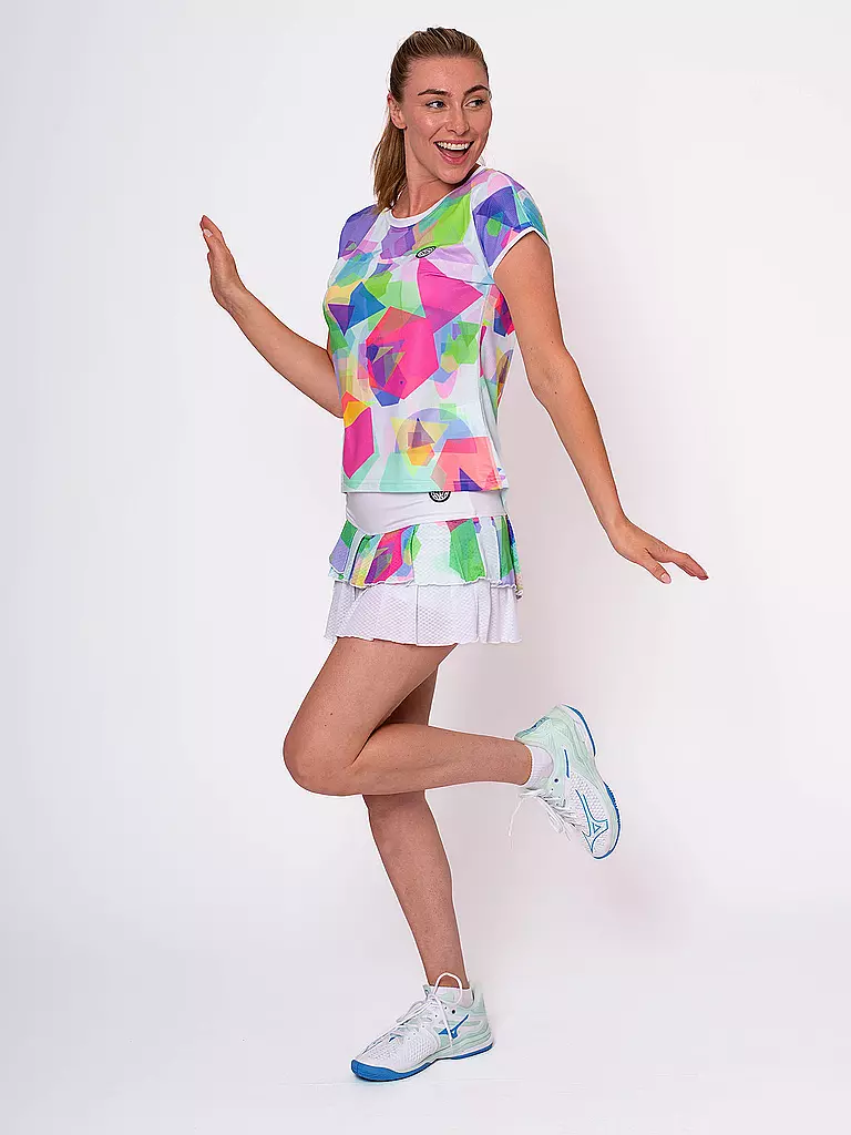 BIDI BADU | Falda de tenis Kaleido para mujer | Multicolor