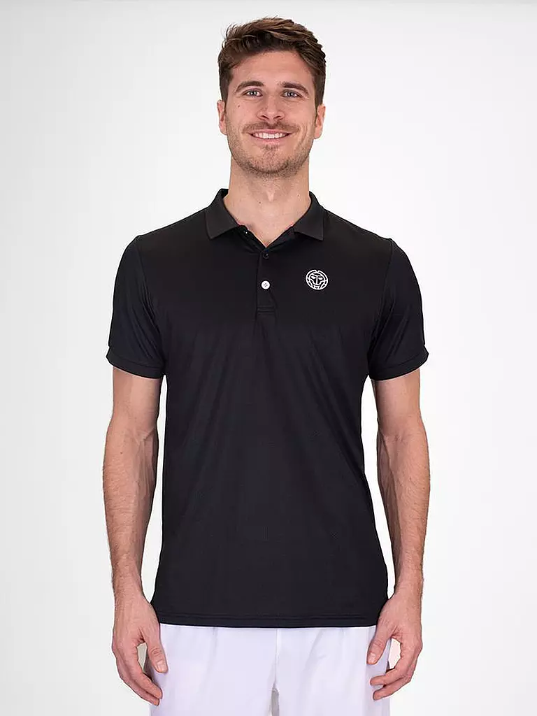 BIDI BADU | Herren Tennispolo Crew | Negro
