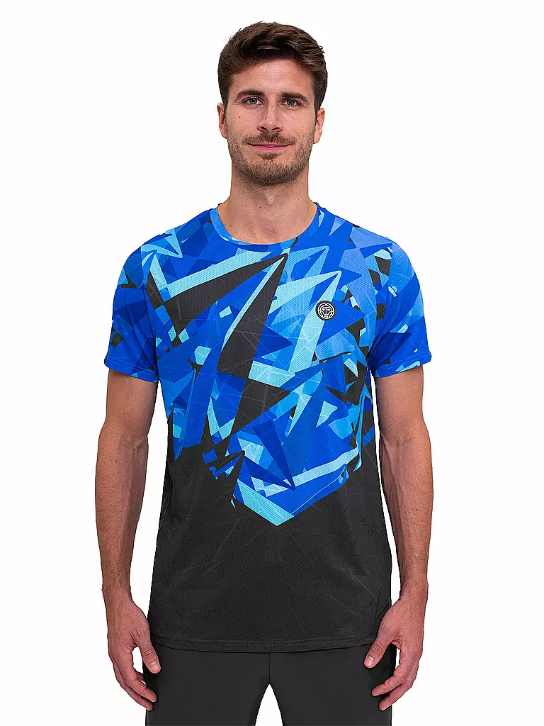 BIDI BADU | Herren Tennisshirt Spike | Azul