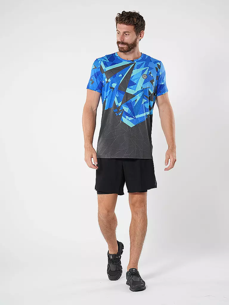 BIDI BADU | Herren Tennisshirt Spike | Azul
