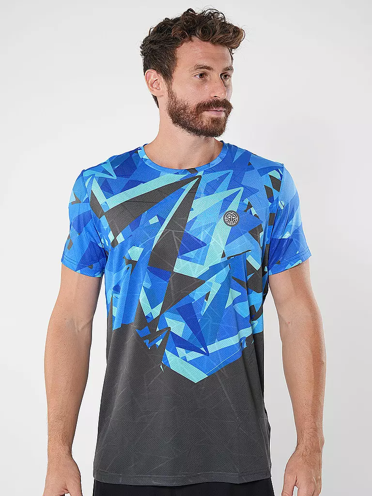 BIDI BADU | Herren Tennisshirt Spike | Azul