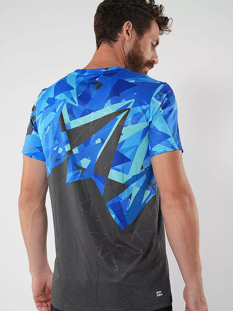 BIDI BADU | Herren Tennisshirt Spike | Azul
