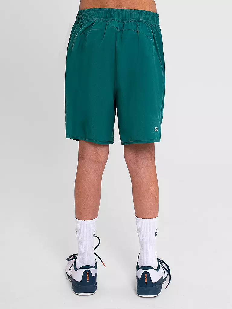 BIDI BADU | Pantalón corto de tenis Spike para niño | Verde oscuro