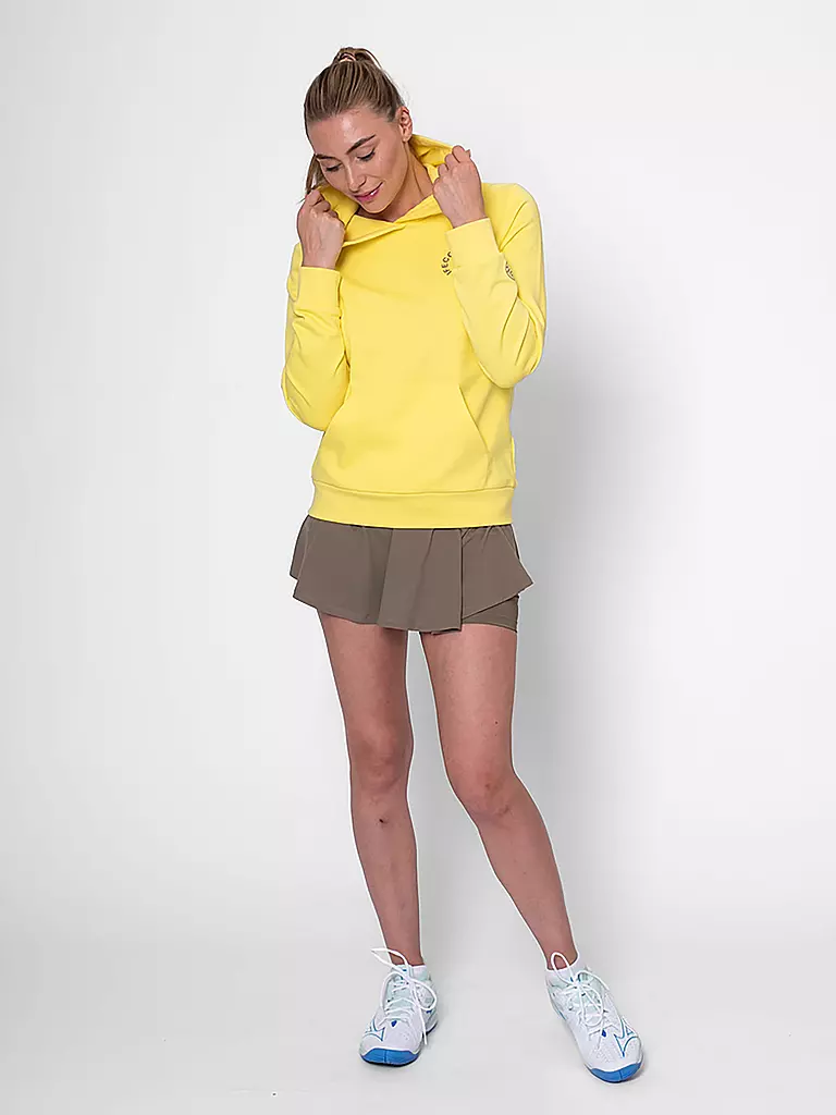 BIDI BADU | Sudadera con capucha de tenis para mujer Spectrum | Amarillo