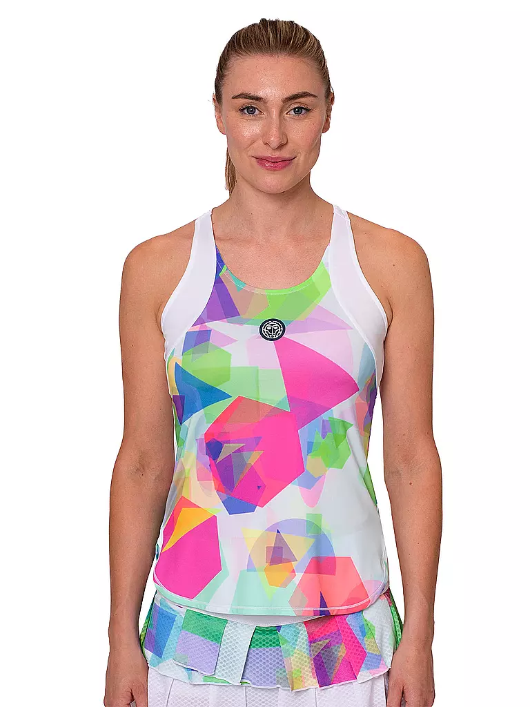 BIDI BADU | Tank de Tenis Kaleido para Mujer | Multicolor