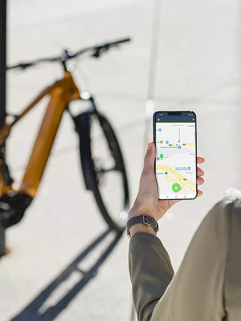 Bike Trax | GPS Tracker Yamaha für E-Bikes | Negro