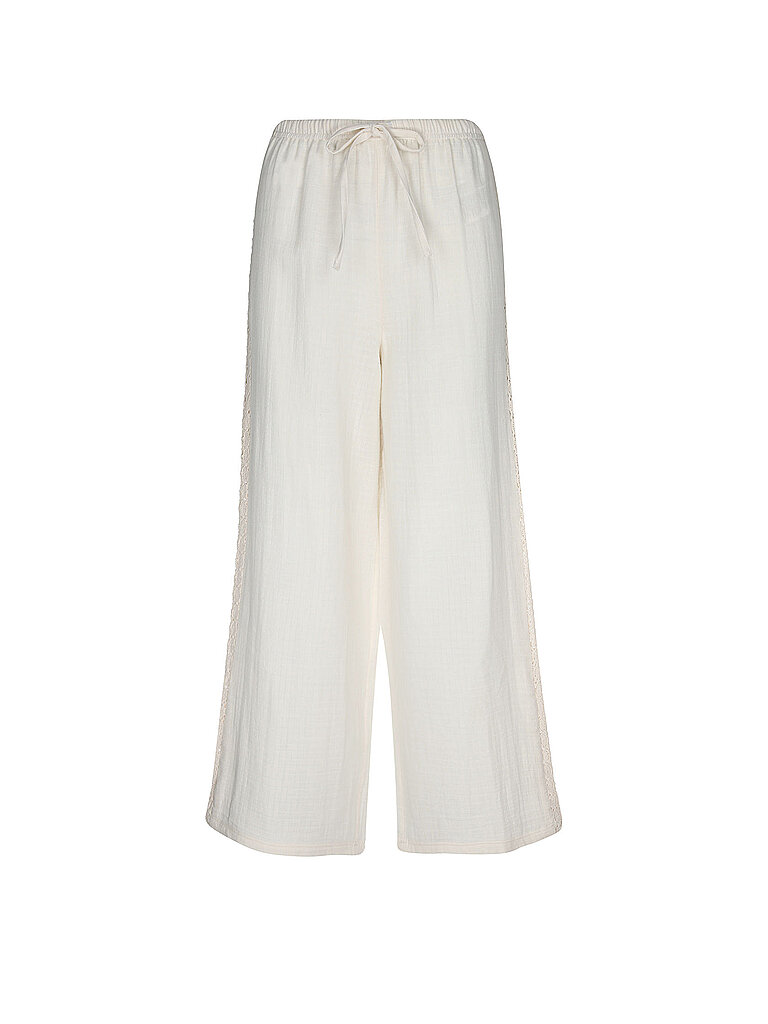 Pantalón de playa para mujer Feelin Fine blanco L