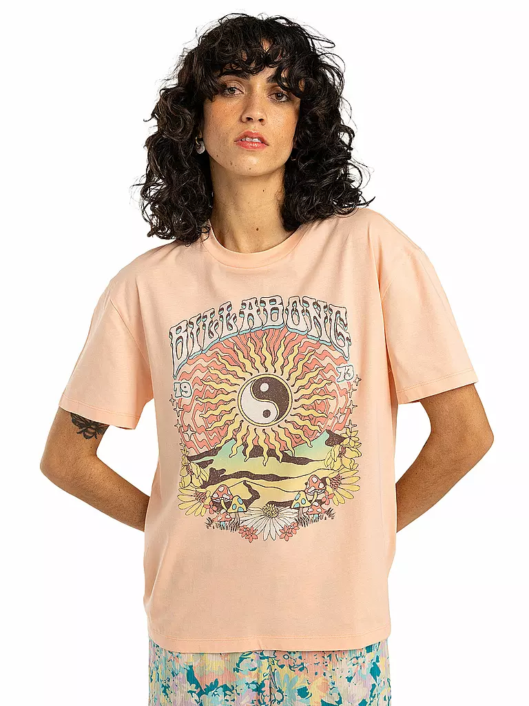 BILLABONG | Beachshirt de mujer In The Balance | Naranja