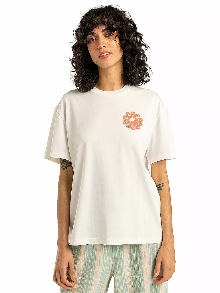 BILLABONG | Beachshirt de mujer Sunshine Living | Crema