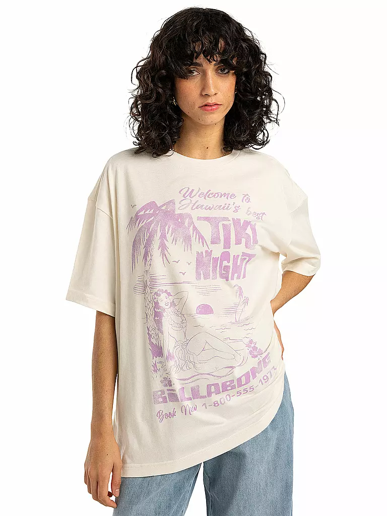 BILLABONG | Beachshirt High on Life para mujer | Crema