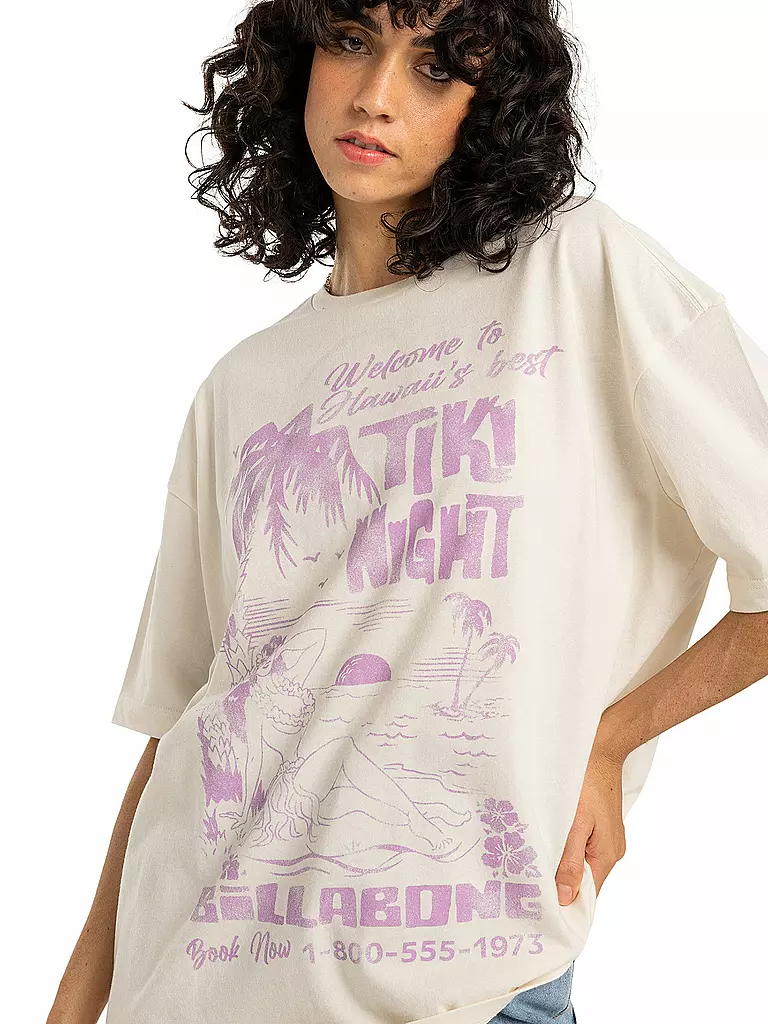 BILLABONG | Beachshirt High on Life para mujer | Crema