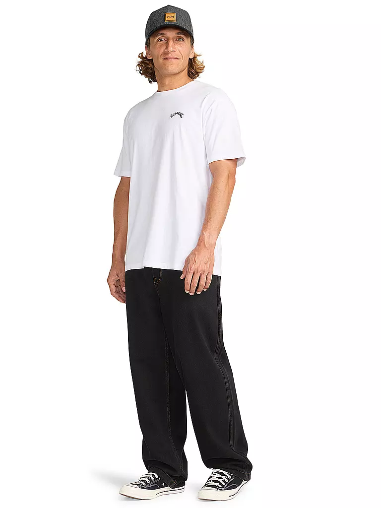 BILLABONG | Camiseta de playa Arch Crew para hombre | Blanco