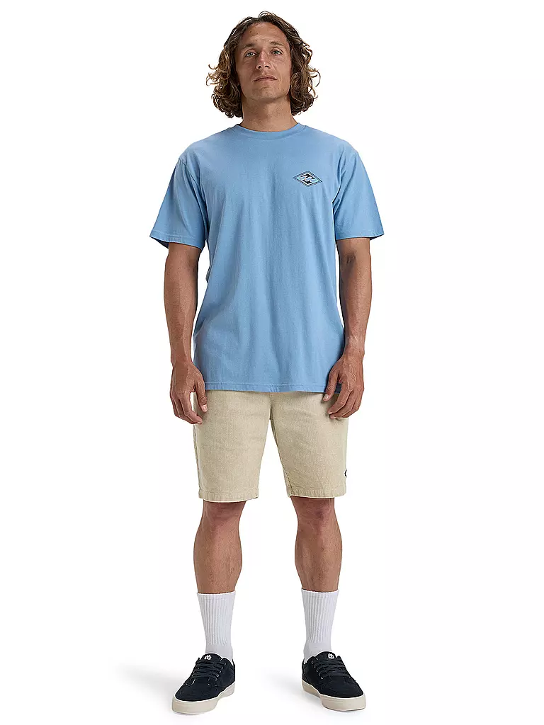 BILLABONG | Camiseta de playa para hombre Crayon Wave | Azul claro