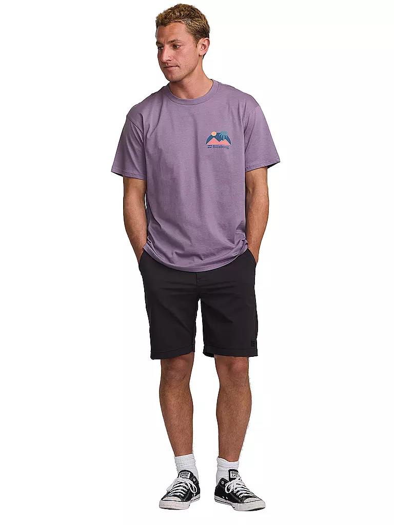 BILLABONG | Camiseta de playa para hombre Sun Down Adiv | Lila