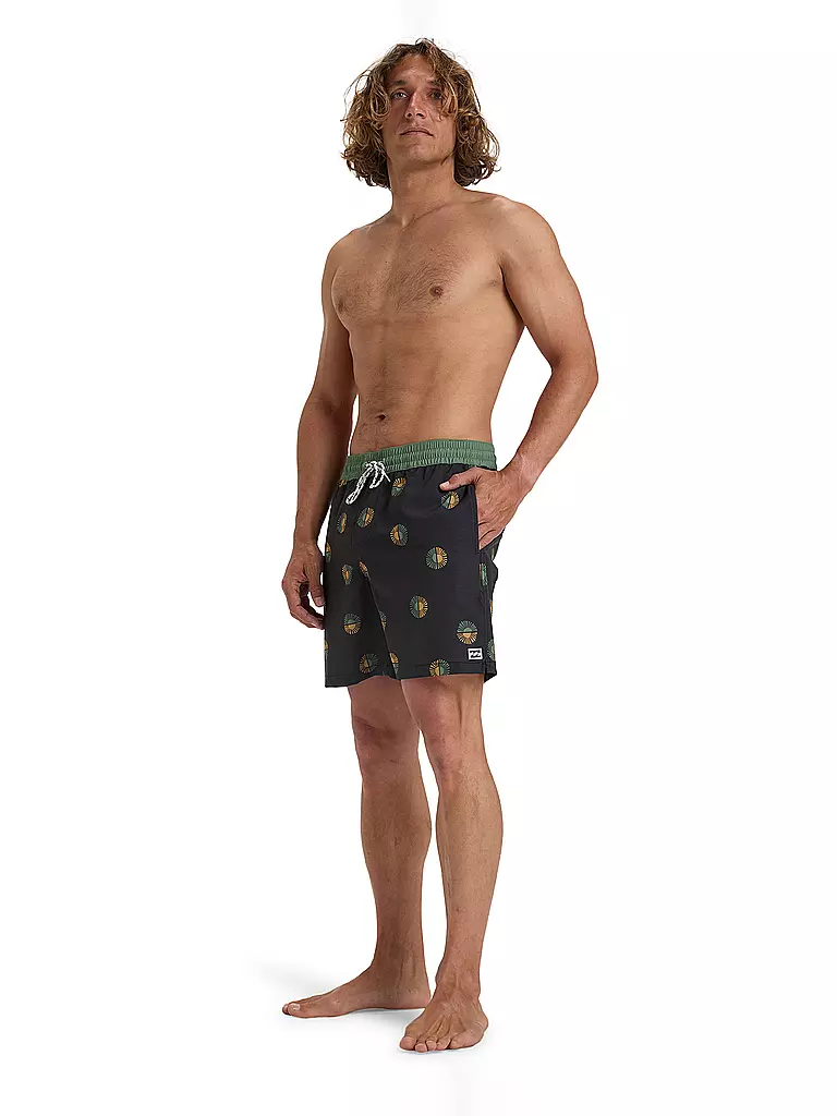 BILLABONG | Pantalón corto de playa Sundays para hombre | Negro
