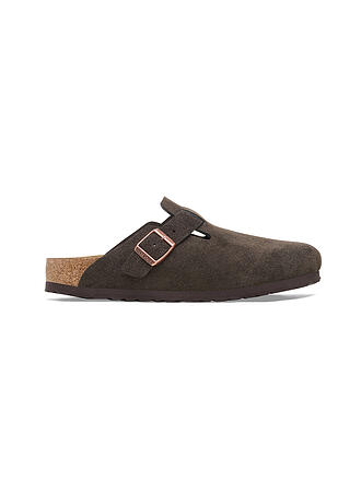 BIRKENSTOCK | Pantuflas de hombre Boston Suede Regular/Wide