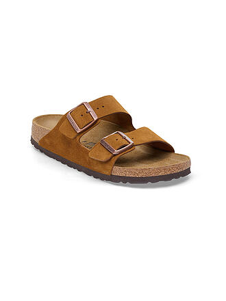 BIRKENSTOCK | Herren Pantoletten Arizona Suede Regular/Wide