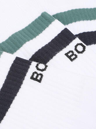 BJÖRN BORG | Calcetines de tenis para hombre Classic Crew Stripe, paquete de 3