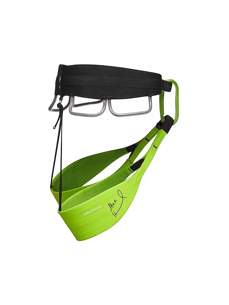 BLACK DIAMOND | Arnés de escalada para hombre Solution Harness Honnold Edition | Verde
