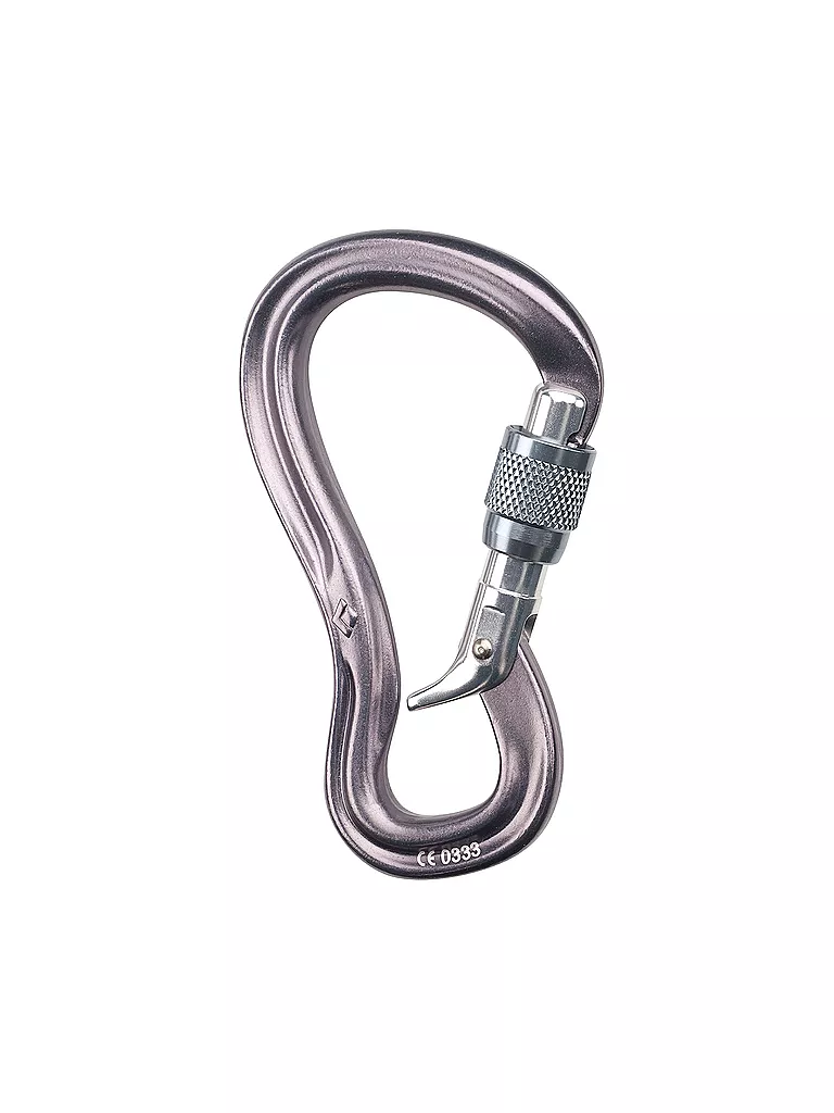 BLACK DIAMOND | Karabiner Gridlock Screwgate | Gris