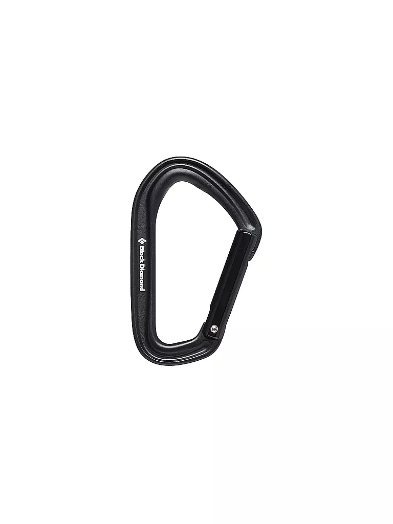 BLACK DIAMOND | Mosquetón Hotforge Straight Gate | Negro