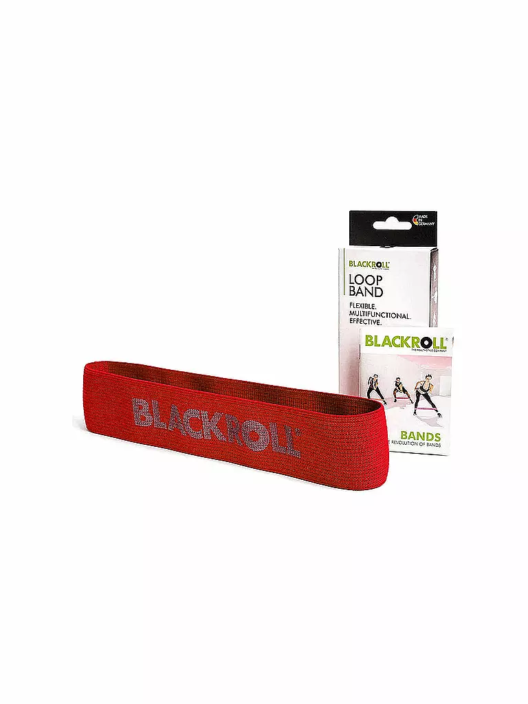 BLACKROLL | Banda de fitness LOOP BAND Moderada | Rojo