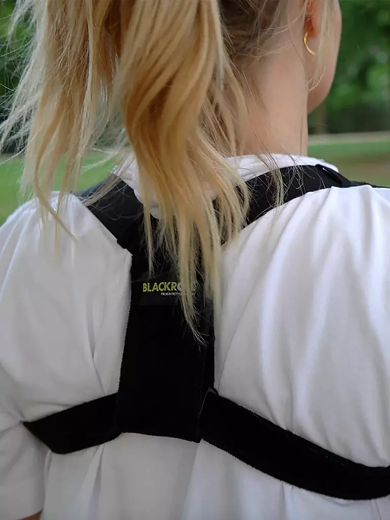 BLACKROLL | Haltungstrainer Posture 2.0 geeignet für Größe S/M/L | Negro