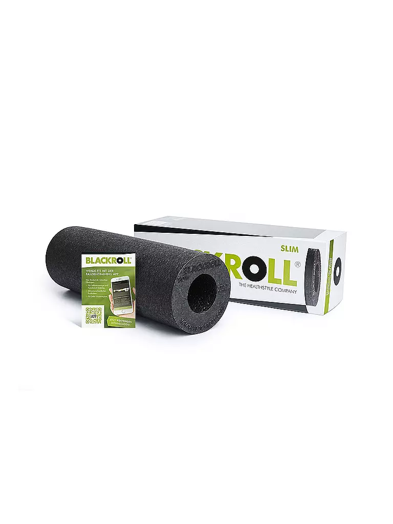 BLACKROLL | Rodillo de fascia BLACKROLL® Slim | Negro