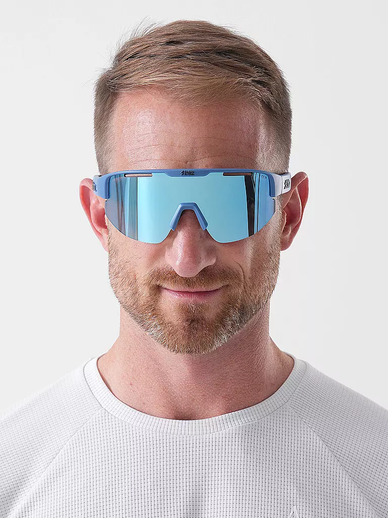 BLIZ | Gafas de sol deportivas Matrix F3 para hombre | Azul oscuro
