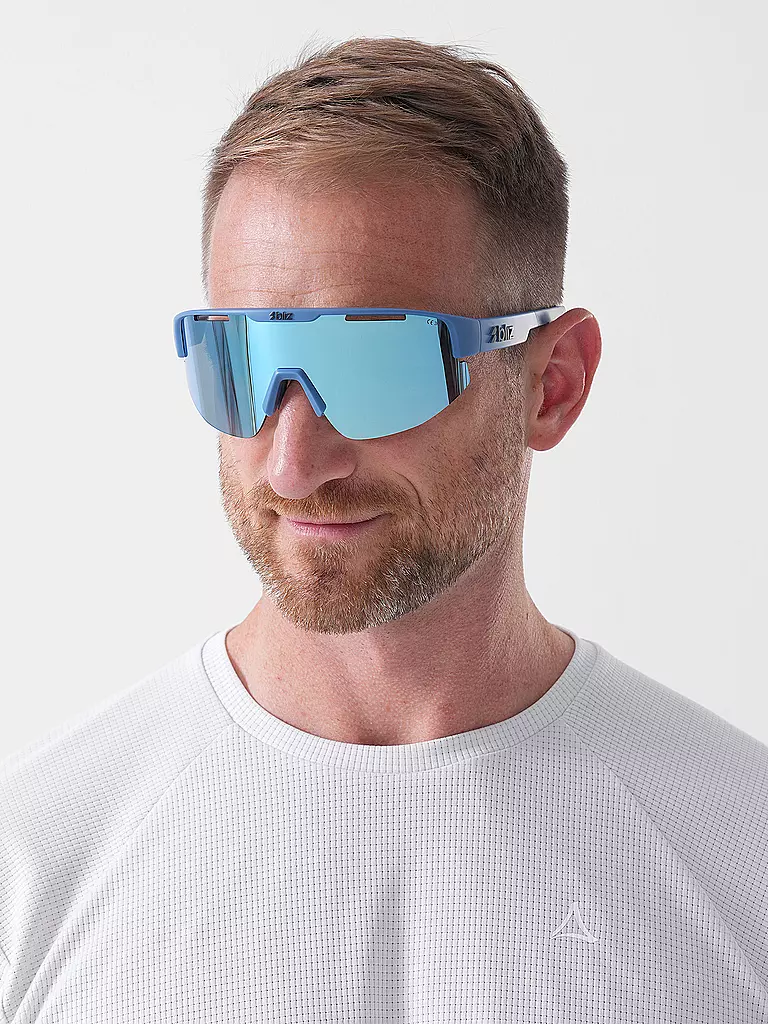 BLIZ | Gafas de sol deportivas Matrix F3 para hombre | Azul oscuro
