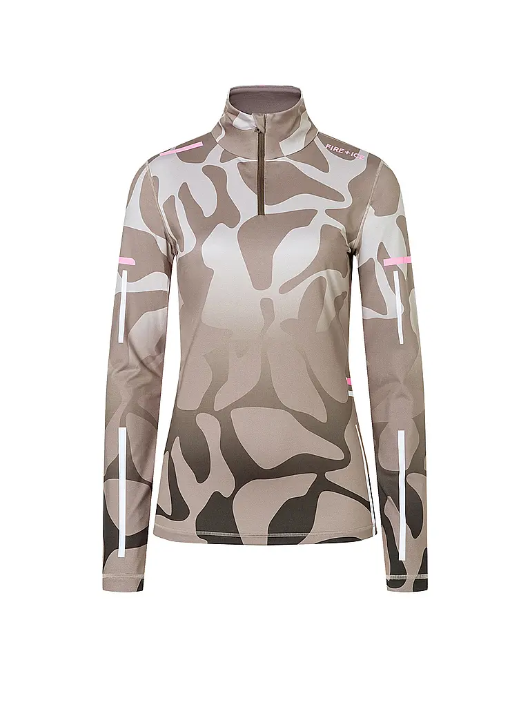 BOGNER FIRE+ICE | Camiseta interior con cremallera para mujer Lvy3 | Multicolor