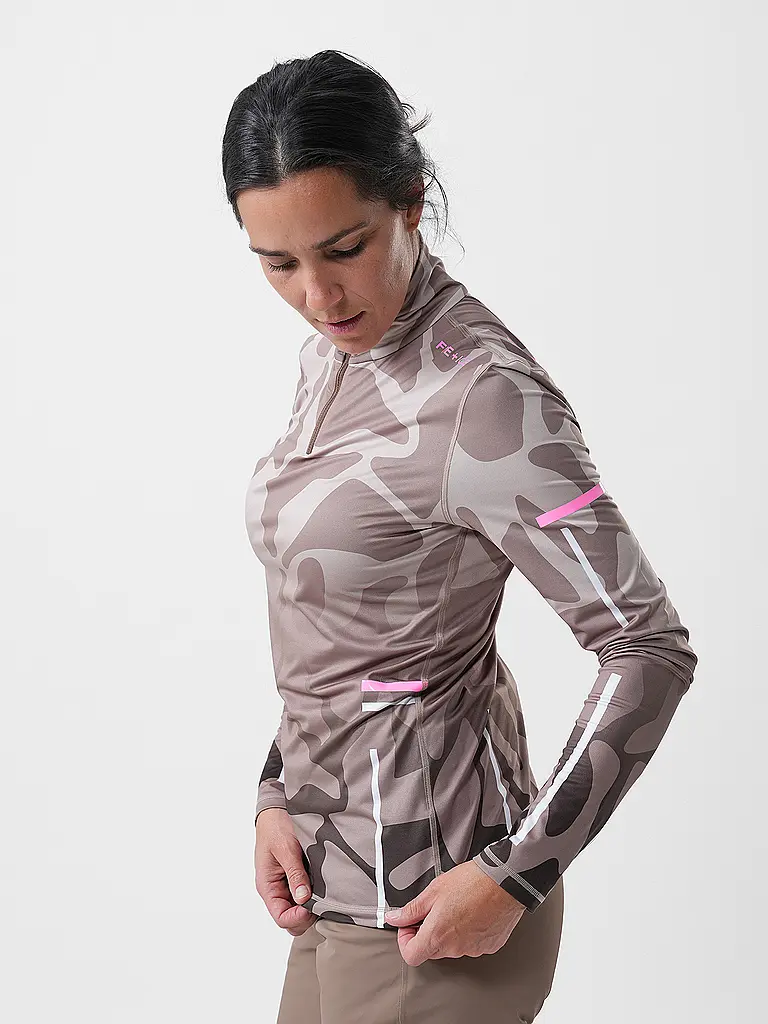 BOGNER FIRE+ICE | Camiseta interior con cremallera para mujer Lvy3 | Multicolor