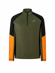 BOGNER FIRE+ICE | Camiseta interior de esquí con cremallera Berkan para hombre | Oliva