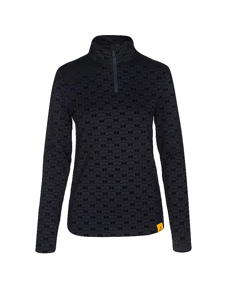BOGNER FIRE+ICE | Damen Unterzieh Zipshirt Margo2 | Azul oscuro