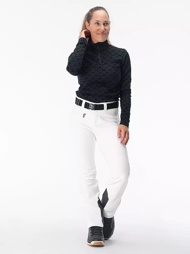 BOGNER FIRE+ICE | Damen Unterzieh Zipshirt Margo2 | Azul oscuro