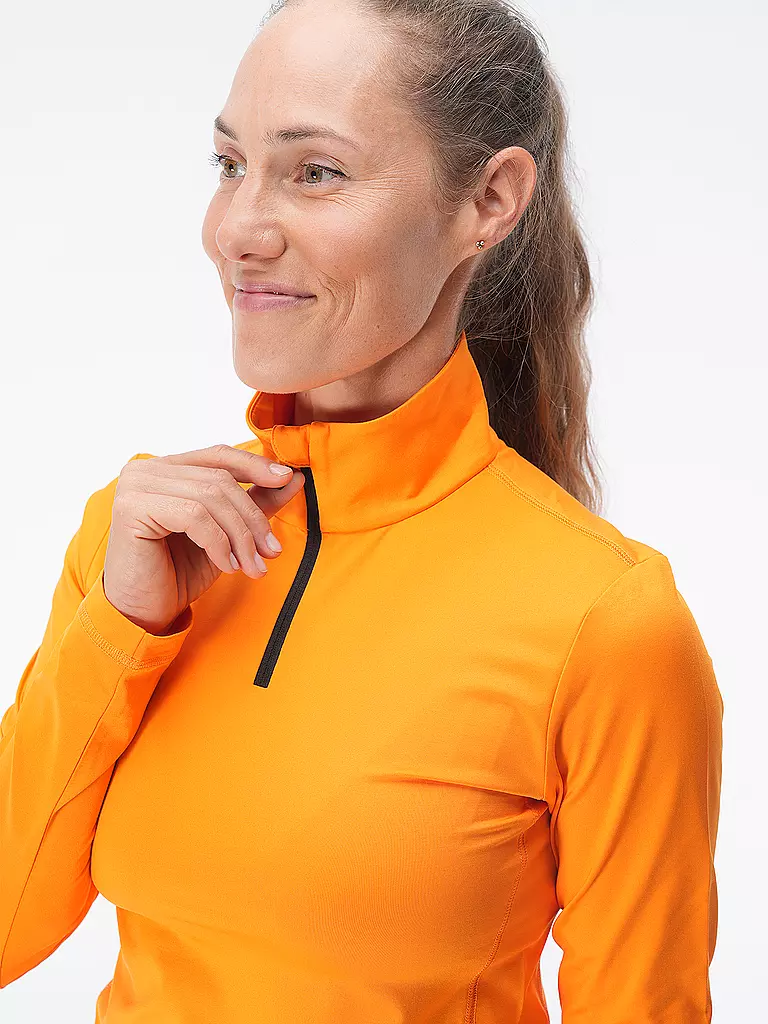 BOGNER FIRE+ICE | Damen Unterzieh Zipshirt Margo2 | Naranja